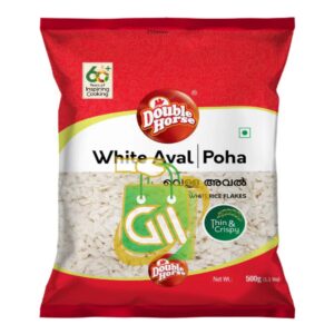 Double Horse White Rice Flakes (White Aval) 500 g